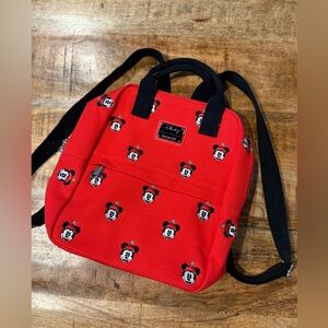 Loungefly Disney Minnie Mouse Embroidered Mini Backpack